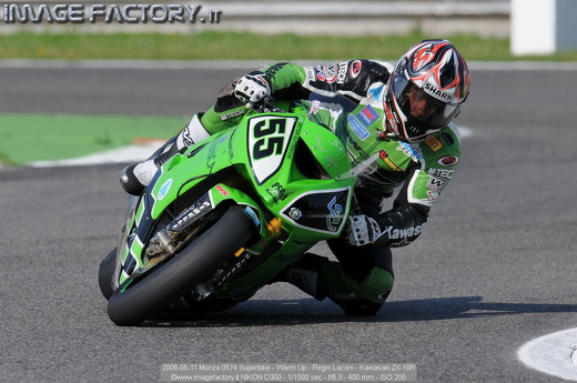 2008-05-11 Monza 0574 Superbike - Warm Up - Regis Laconi - Kawasaki ZX-10R